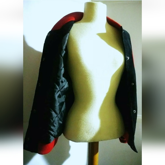 NEW Queens Rule Bomber Letterman Jacket Coat! Quilted. Adinkra, Ankh. Women, S. - Picture 10 of 11